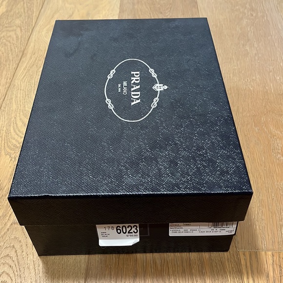 Men’s Prada Spazzolato Saffiano Leather Derby Loafers - Picture 7 of 7